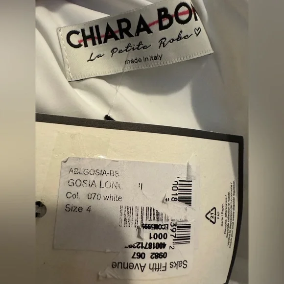 NWT Chiara Boni La Petite Robe Gosia One-Shoulder Gown SIZE US4 $995 - Picture 9 of 9